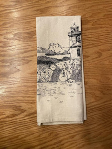 Lime Kiln Point Tea Towel