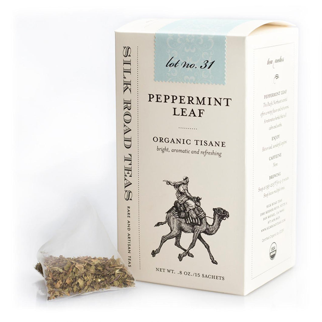 Silk Road Peppermint Leaf 15ct Teabags