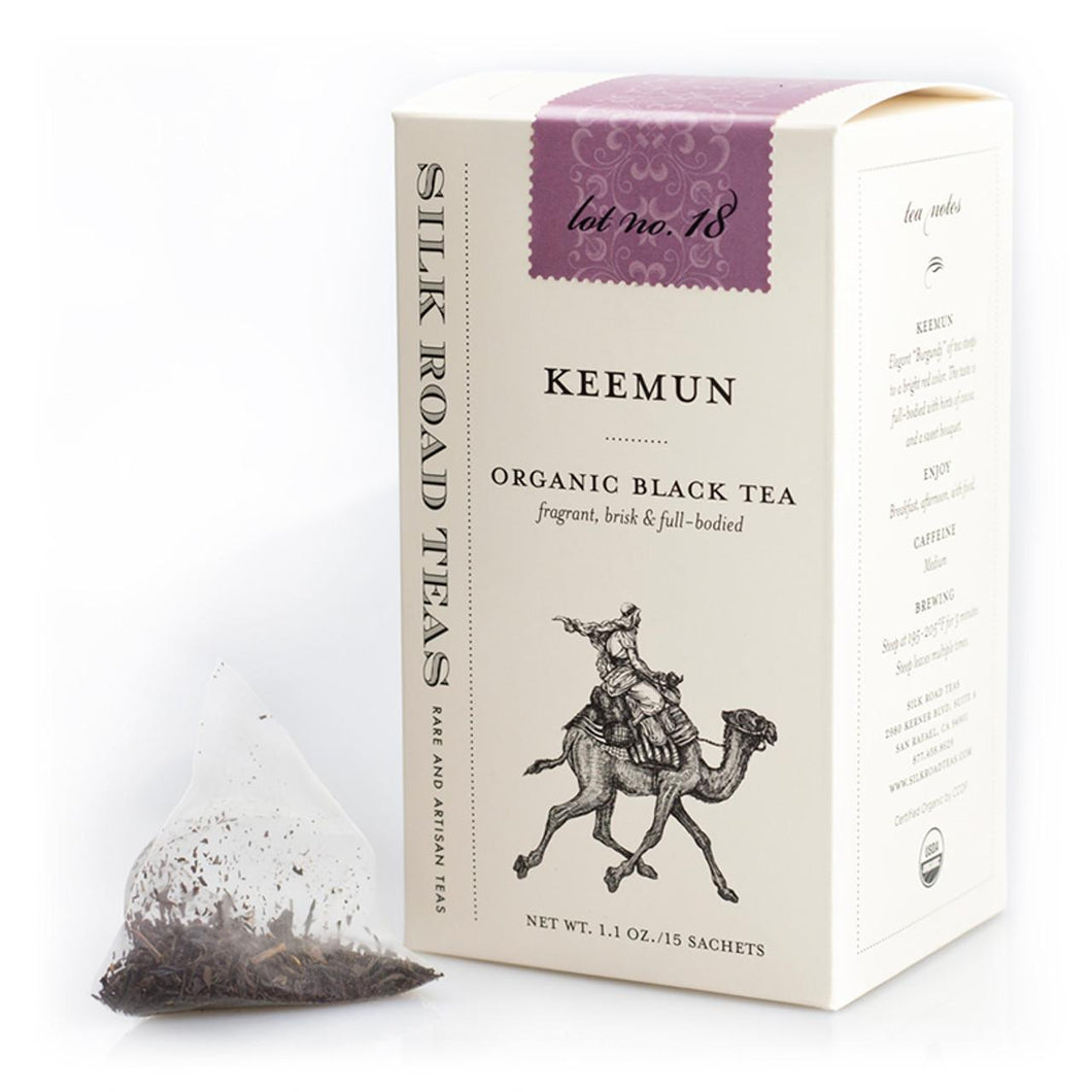 Silk Road Keemun Black Tea 15ct Teabags